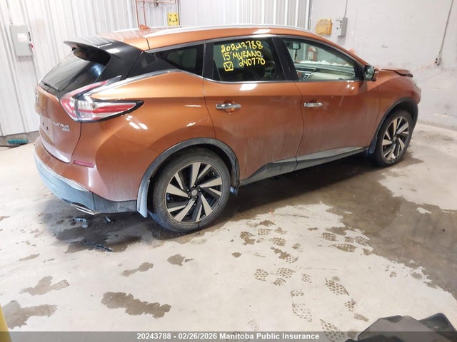 5N1AZ2MH1FN240770 Nissan Murano Platinum