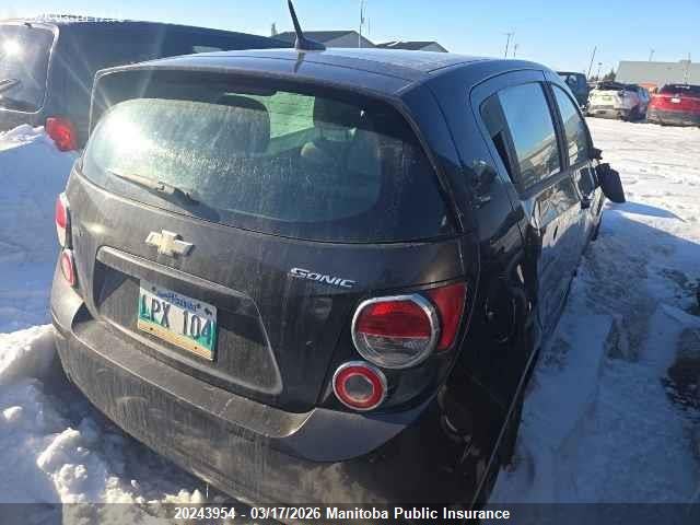 20243954 :رقم المزاد ، 1G1JA6EHXD4203424 vin ، 2013 Chevrolet Sonic Ls مزاد بيع