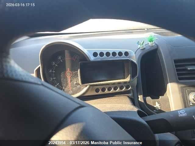 20243954 :رقم المزاد ، 1G1JA6EHXD4203424 vin ، 2013 Chevrolet Sonic Ls مزاد بيع
