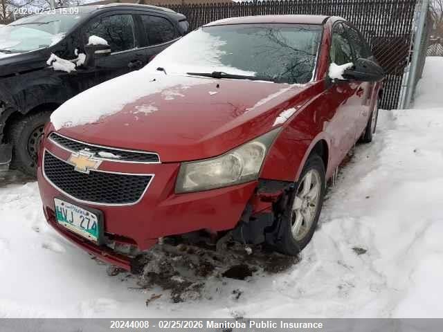Продажа на аукционе авто 2011 Chevrolet Cruze Lt Turbo, vin: 1G1PG5S91B7133985, номер лота: 20244008