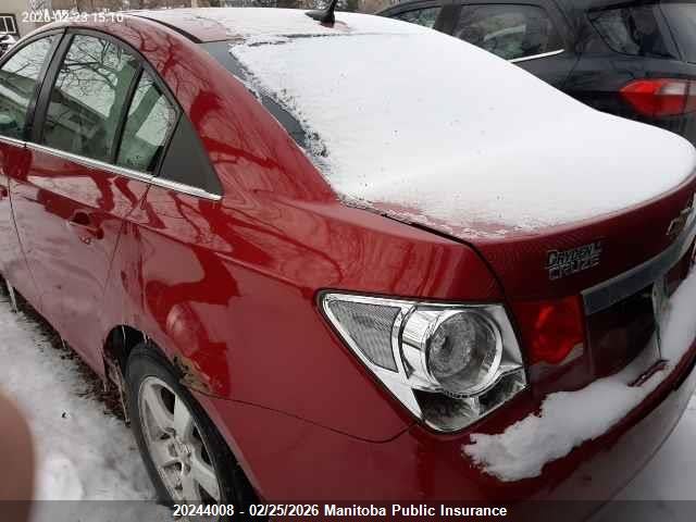 Продажа на аукционе авто 2011 Chevrolet Cruze Lt Turbo, vin: 1G1PG5S91B7133985, номер лота: 20244008