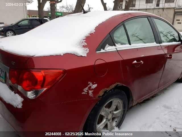 Продажа на аукционе авто 2011 Chevrolet Cruze Lt Turbo, vin: 1G1PG5S91B7133985, номер лота: 20244008