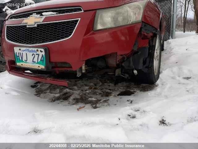 Продажа на аукционе авто 2011 Chevrolet Cruze Lt Turbo, vin: 1G1PG5S91B7133985, номер лота: 20244008