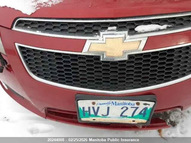 Продажа на аукционе авто 2011 Chevrolet Cruze Lt Turbo, vin: 1G1PG5S91B7133985, номер лота: 20244008