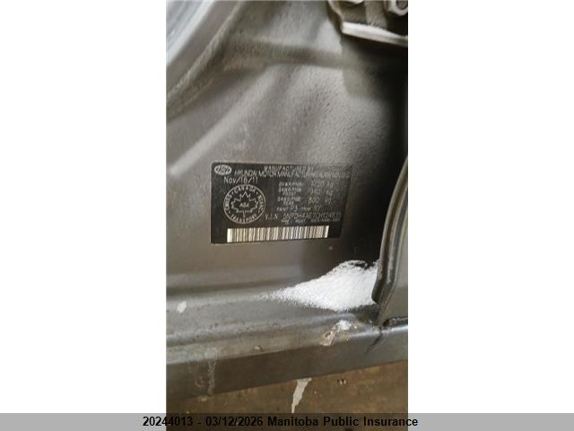 Продажа на аукционе авто 2012 Hyundai Elantra Limited, vin: 5NPDH4AE7CH124835, номер лота: 20244013