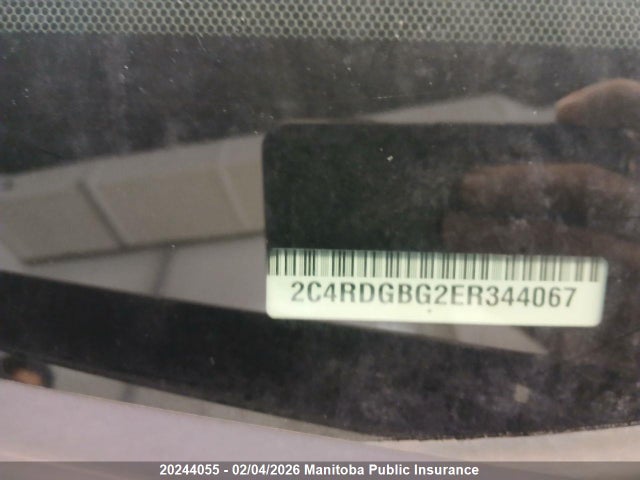 2C4RDGBG2ER344067 Dodge Grand Caravan Sxt