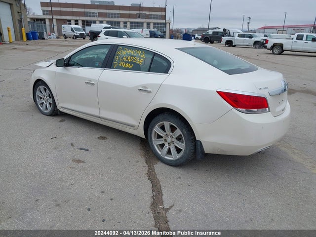 Aukcja sprzedaży 2013 Buick Lacrosse V6, vin: 1G4G55E32DF242061, numer aukcji: 20244092
