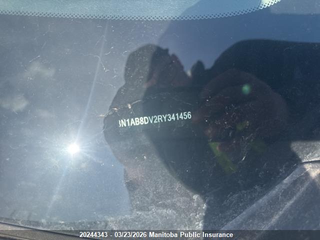 20244343 :رقم المزاد ، 3N1AB8DV2RY341456 vin ، 2024 Nissan Sentra 2.0 Sr مزاد بيع