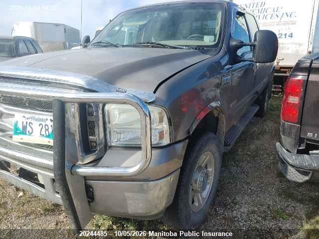 20244485 :رقم المزاد ، 1FTWW31P35ED13043 vin ، 2005 Ford F350 Sd Xlt Crew Cab مزاد بيع