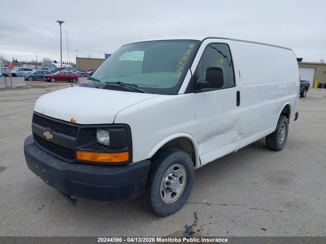 2013 Chevrolet Express 2500 Cargo Van მანქანა იყიდება აუქციონზე, vin: 1GCWGFCAXD1161520, აუქციონის ნომერი: 20244566