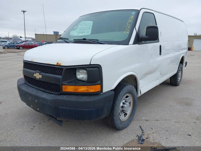 2013 Chevrolet Express 2500 Cargo Van მანქანა იყიდება აუქციონზე, vin: 1GCWGFCAXD1161520, აუქციონის ნომერი: 20244566