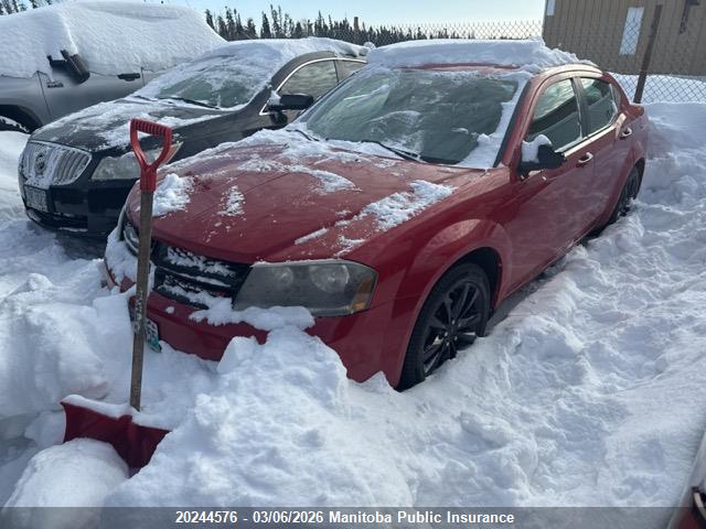 20244576 :رقم المزاد ، 1C3CDZAB9DN724787 vin ، 2013 Dodge Avenger Se مزاد بيع