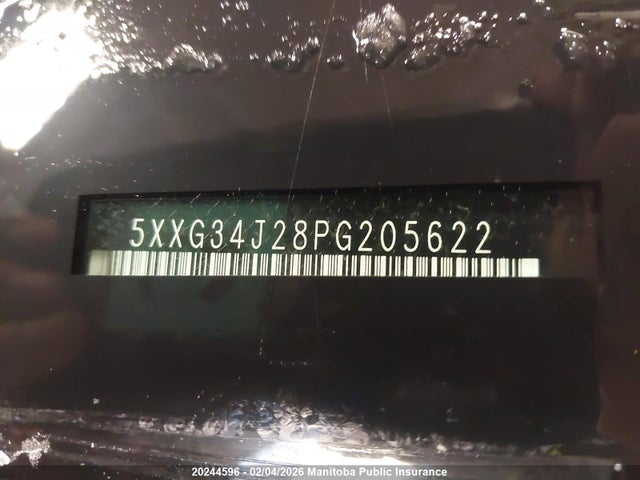 5XXG34J28PG205622 KIA K5 EX