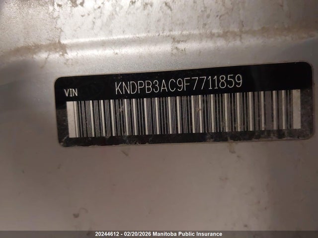 KNDPB3AC9F7711859 KIA Sportage Lx