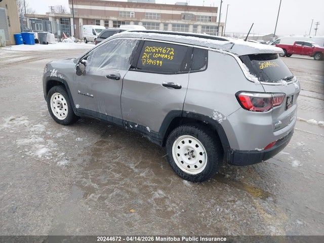 Aukcja sprzedaży 2024 Jeep Compass Sport, vin: 3C4NJDAN4RT594399, numer aukcji: 20244672