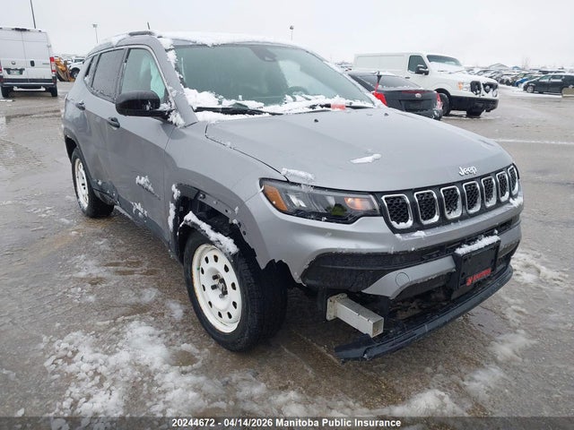 Aukcja sprzedaży 2024 Jeep Compass Sport, vin: 3C4NJDAN4RT594399, numer aukcji: 20244672