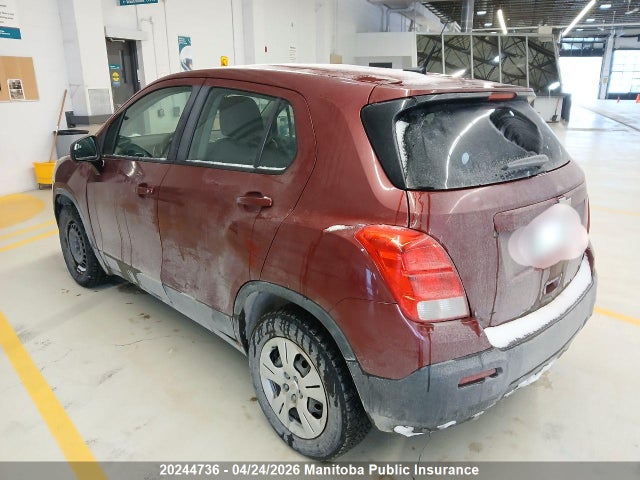 2014 Chevrolet Trax Ls მანქანა იყიდება აუქციონზე, vin: 3GNCJKEB9EL161576, აუქციონის ნომერი: 20244736