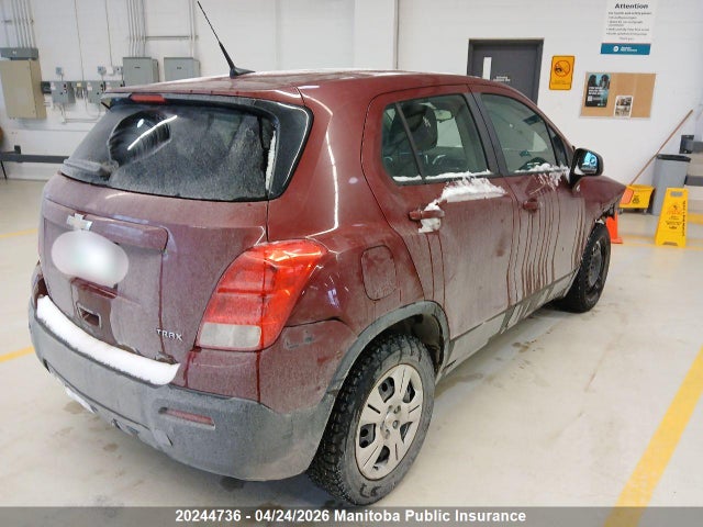 2014 Chevrolet Trax Ls მანქანა იყიდება აუქციონზე, vin: 3GNCJKEB9EL161576, აუქციონის ნომერი: 20244736