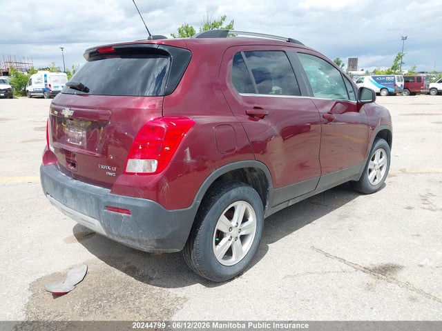 Продаж на аукціоні авто 2016 Chevrolet Trax Lt, vin: 3GNCJPSB6GL272638, номер лоту: 20244799