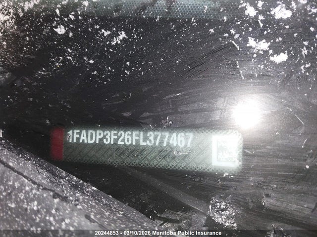 20244853 :رقم المزاد ، 1FADP3F26FL377467 vin ، 2015 Ford Focus S مزاد بيع