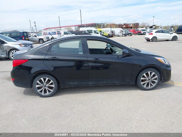 20244881 :رقم المزاد ، KMHCT4AE7HU299654 vin ، 2017 Hyundai Accent Se مزاد بيع