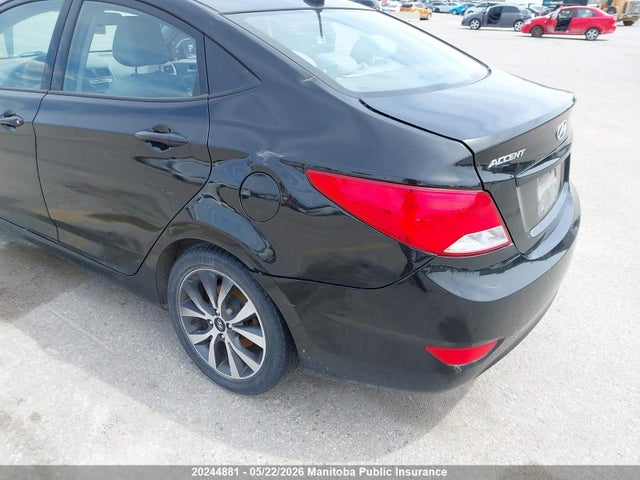 20244881 :رقم المزاد ، KMHCT4AE7HU299654 vin ، 2017 Hyundai Accent Se مزاد بيع