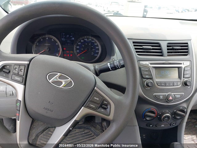20244881 :رقم المزاد ، KMHCT4AE7HU299654 vin ، 2017 Hyundai Accent Se مزاد بيع