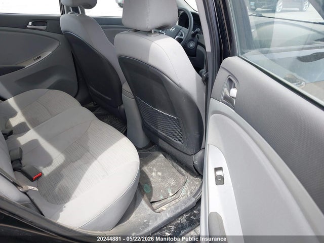 20244881 :رقم المزاد ، KMHCT4AE7HU299654 vin ، 2017 Hyundai Accent Se مزاد بيع