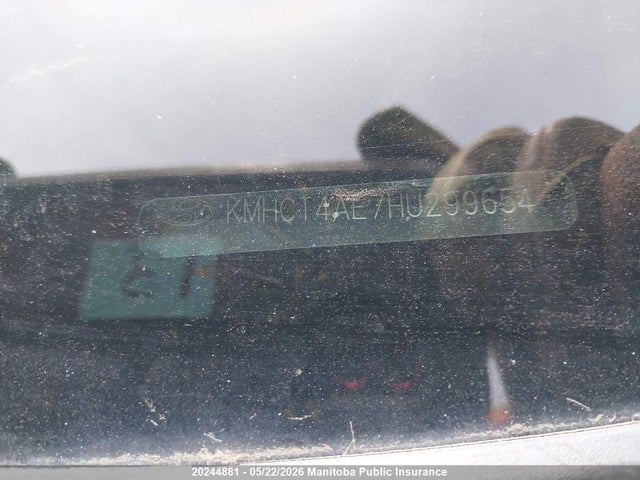 20244881 :رقم المزاد ، KMHCT4AE7HU299654 vin ، 2017 Hyundai Accent Se مزاد بيع