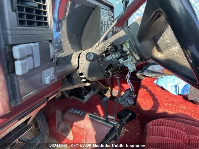 20244890 :رقم المزاد ، 2GCDK14K7M1119350 vin ، 1991 Chevrolet K/v 10/1500 Pickup مزاد بيع