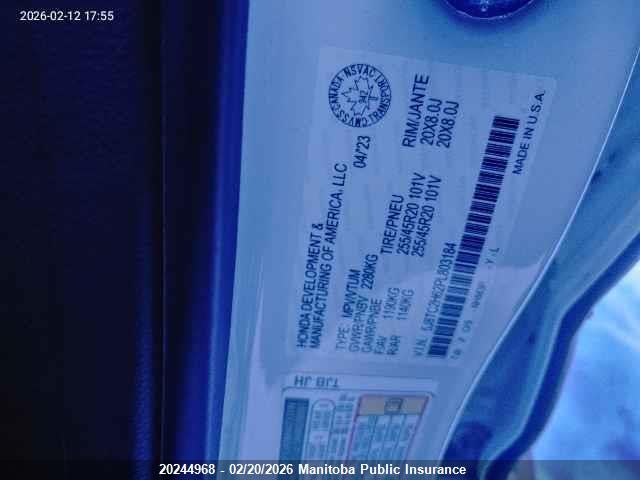 Acura Rdx Platinum Elite A-spec 2023 5J8TC2H62PL803184 Image 9