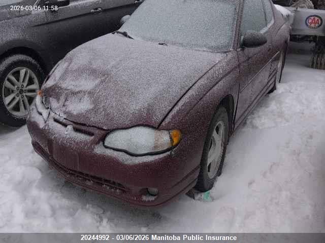 Продажа на аукционе авто 2002 Chevrolet Monte Carlo Ss, vin: 2G1WX15K529235419, номер лота: 20244992