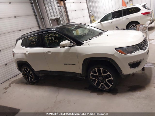 Продаж на аукціоні авто 2018 Jeep Compass Limited, vin: 3C4NJDCB3JT412781, номер лоту: 20245002