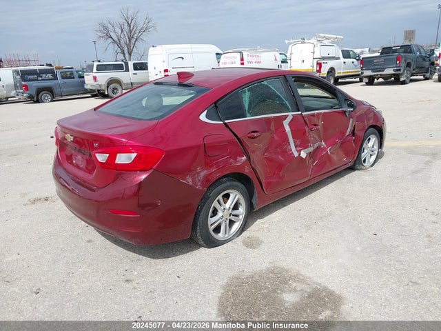 Aukcja sprzedaży 2017 Chevrolet Cruze Lt Turbo, vin: 3G1BE5SM1HS540462, numer aukcji: 20245077