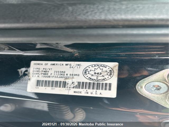 Acura TLX TECH 2018 19UUB1F50JA800010 Image 9