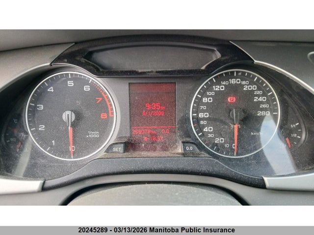 Продаж на аукціоні авто 2009 Audi A4 2.0t Quattro, vin: WAUGF78K89A080762, номер лоту: 20245289