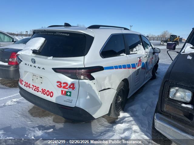 5TDGRKEC0RS194168 Toyota Sienna Xle Hybrid