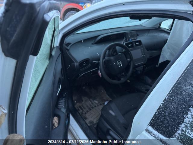 20245314 :رقم المزاد ، JTDL9RFU4L3019784 vin ، 2020 Toyota Prius Awd-e مزاد بيع
