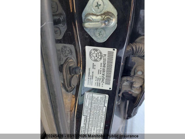 Продаж на аукціоні авто 2008 Honda Civic Ex-l, vin: 2HGFA16918H010774, номер лоту: 20245428