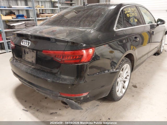 Продаж на аукціоні авто 2017 Audi A4 2.0t Quattro, vin: WAUBNAF47HN007033, номер лоту: 20245459