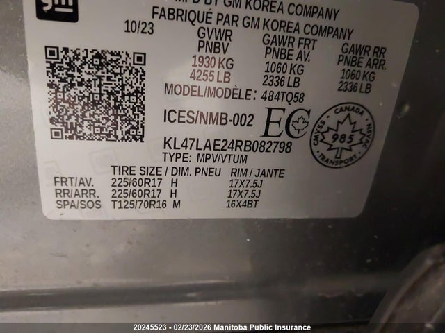 Buick Envista Preferred Fwd 2024 KL47LAE24RB082798 Image 9