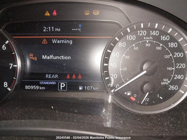 3PCAJ5M30LF114475 Infiniti Qx50 Proassist 2.0t