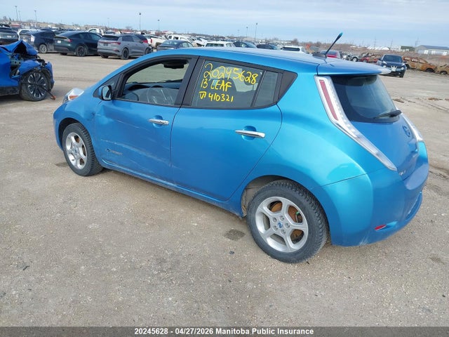 Продаж на аукціоні авто 2013 Nissan Leaf Sl, vin: 1N4AZ0CP1DC410321, номер лоту: 20245628