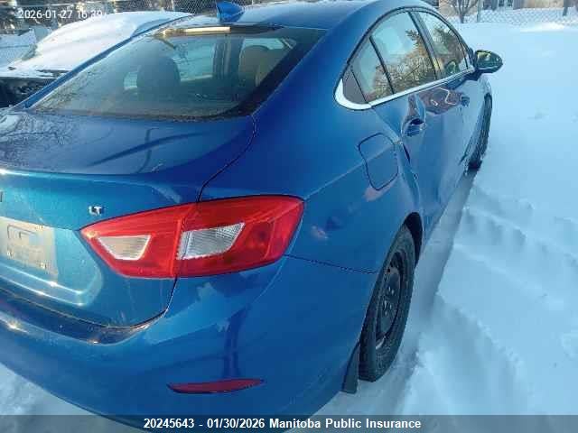 3G1BE5SM5HS534079 Chevrolet Cruze Lt Turbo