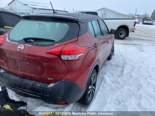 3N1CP5CU2KL510492 Nissan KICKS SV