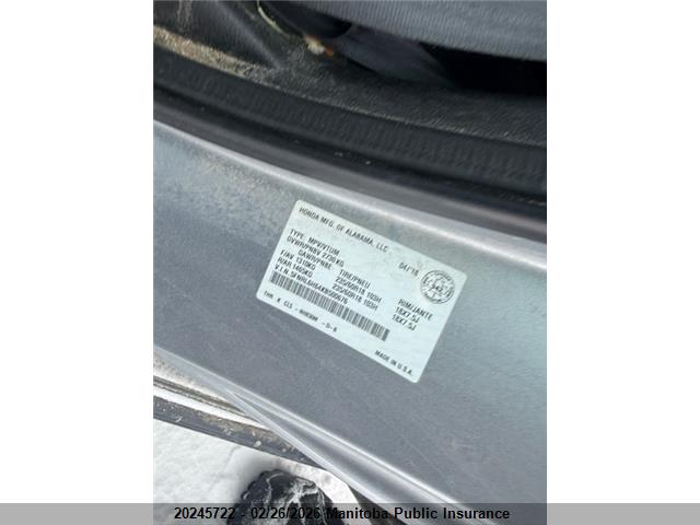 5FNRL6H64KB500676 Honda Odyssey Ex-l Ex-l