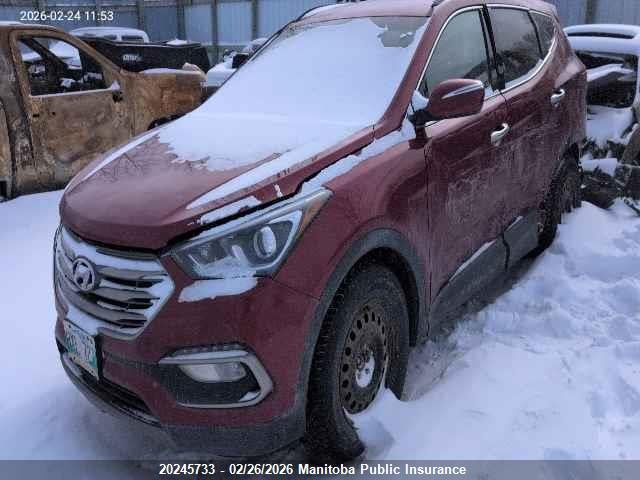 5XYZUDLB3JG517675 Hyundai SANTA FE SPORT