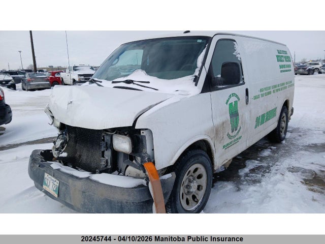 20245744 :رقم المزاد ، 1GCSGAFX4D1152572 vin ، 2013 Chevrolet Express 1500 Cargo Van مزاد بيع