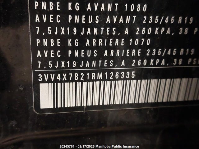 3VV4X7B21RM126335 Volkswagen Taos Highline 1.5 Tsi