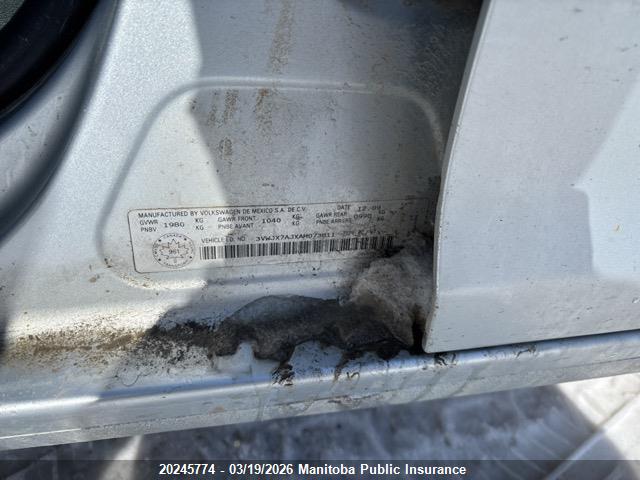 Aukcja sprzedaży 2010 Volkswagen Jetta 2.5, vin: 3VWJX7AJXAM073811, numer aukcji: 20245774